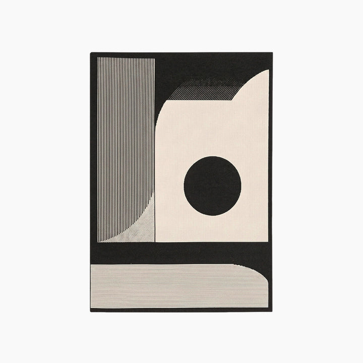 Abstract Monochrome Art Rug