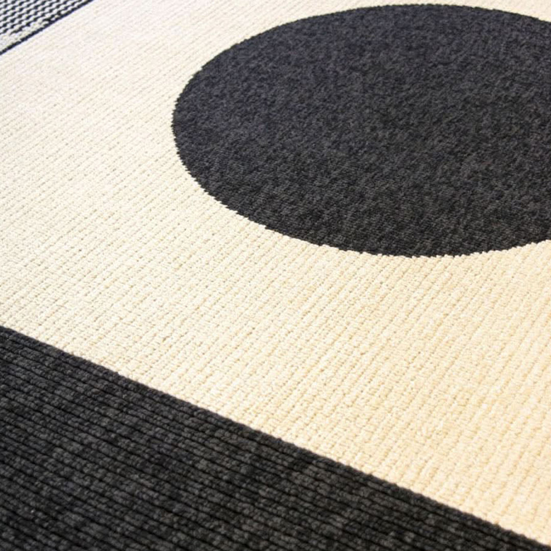Abstract Monochrome Art Rug