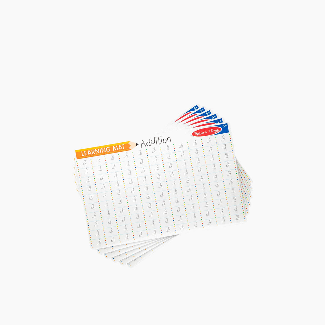 Melissa &amp; Doug addition write-a-mat educational toy for interactive play