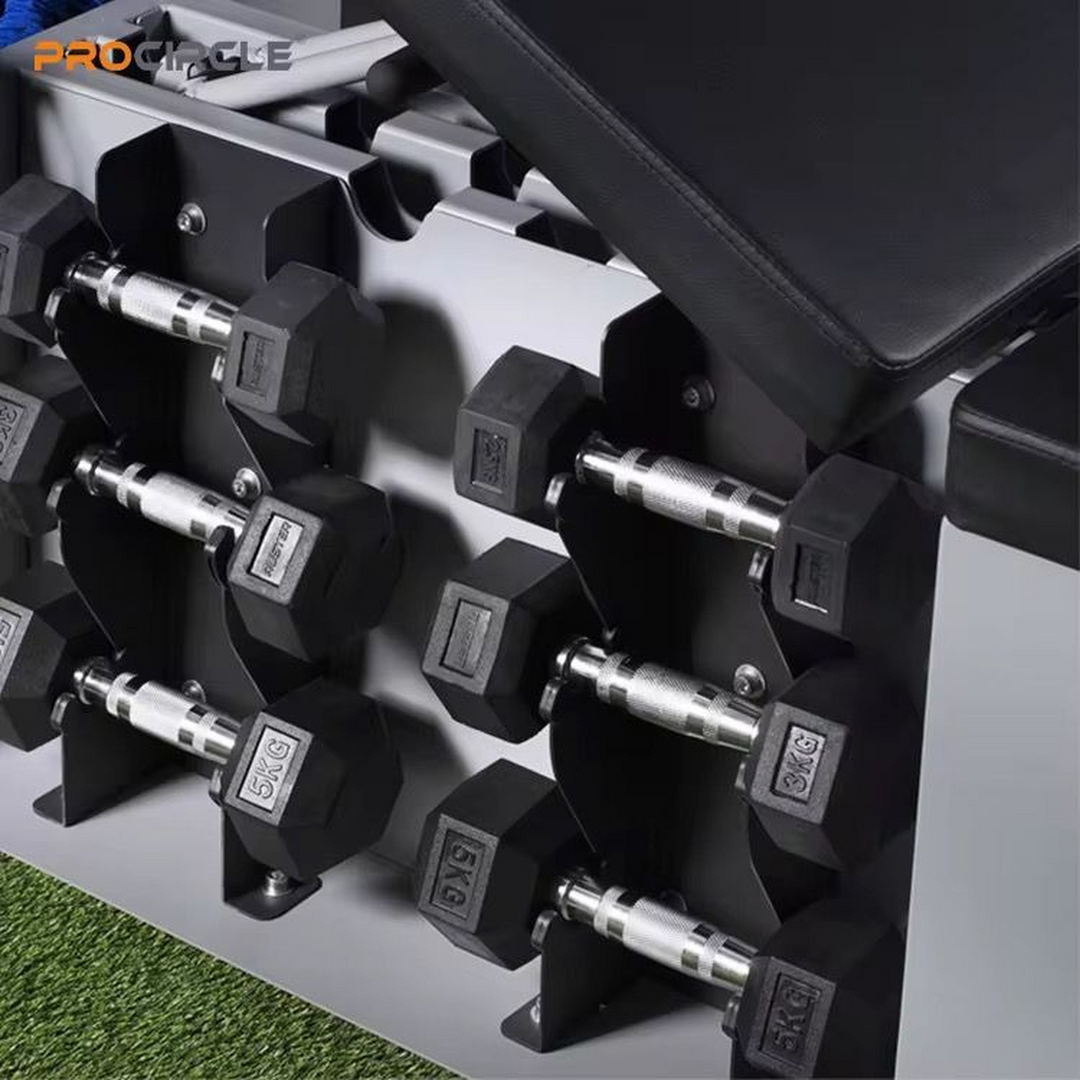 Adjustable bench with weights, storage system, and wheels