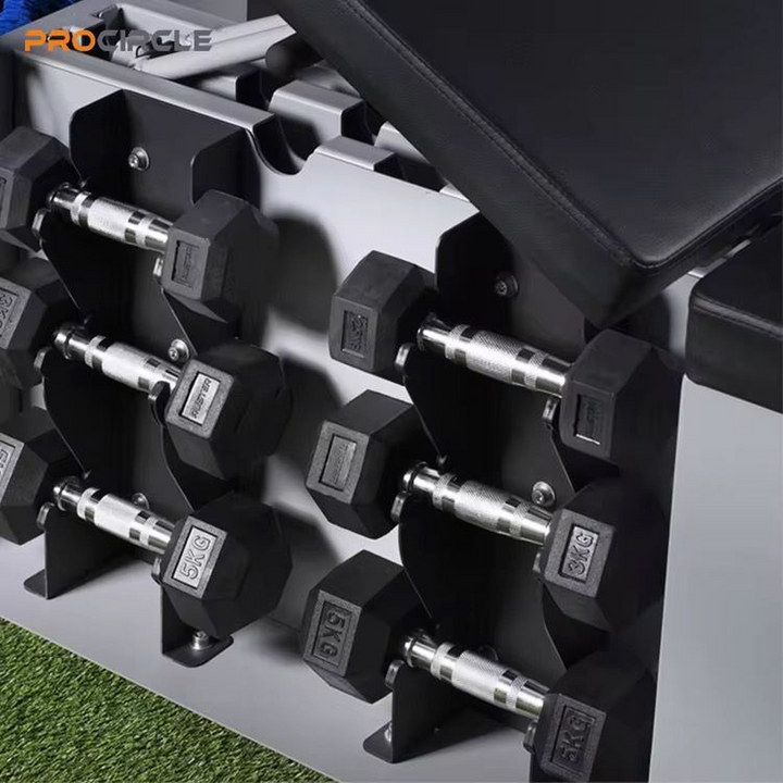 Adjustable bench with weights, storage system, and wheels