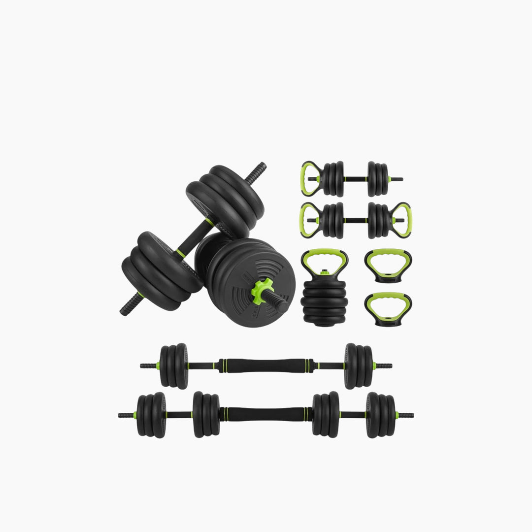 Adjustable dumbbells Plastic weight set
