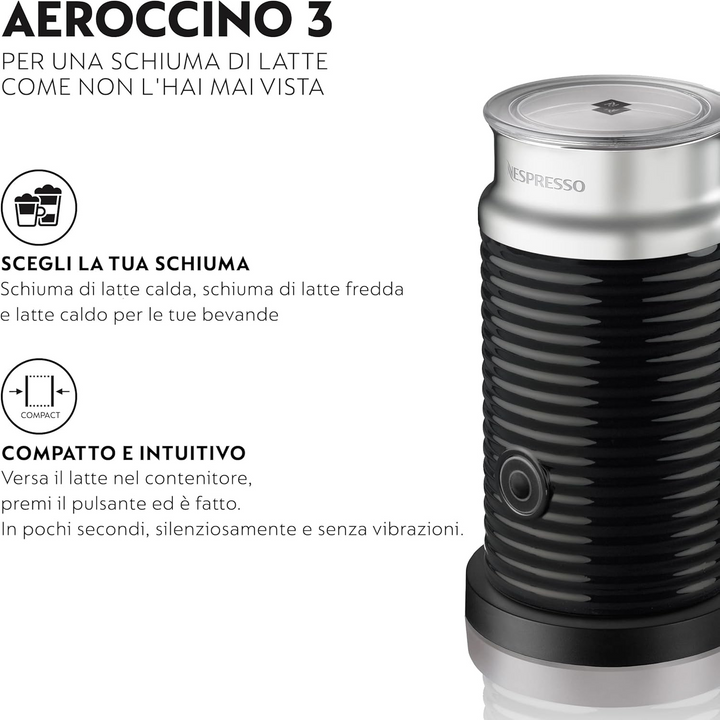 Aeroccino 3 - Milk Frother Black