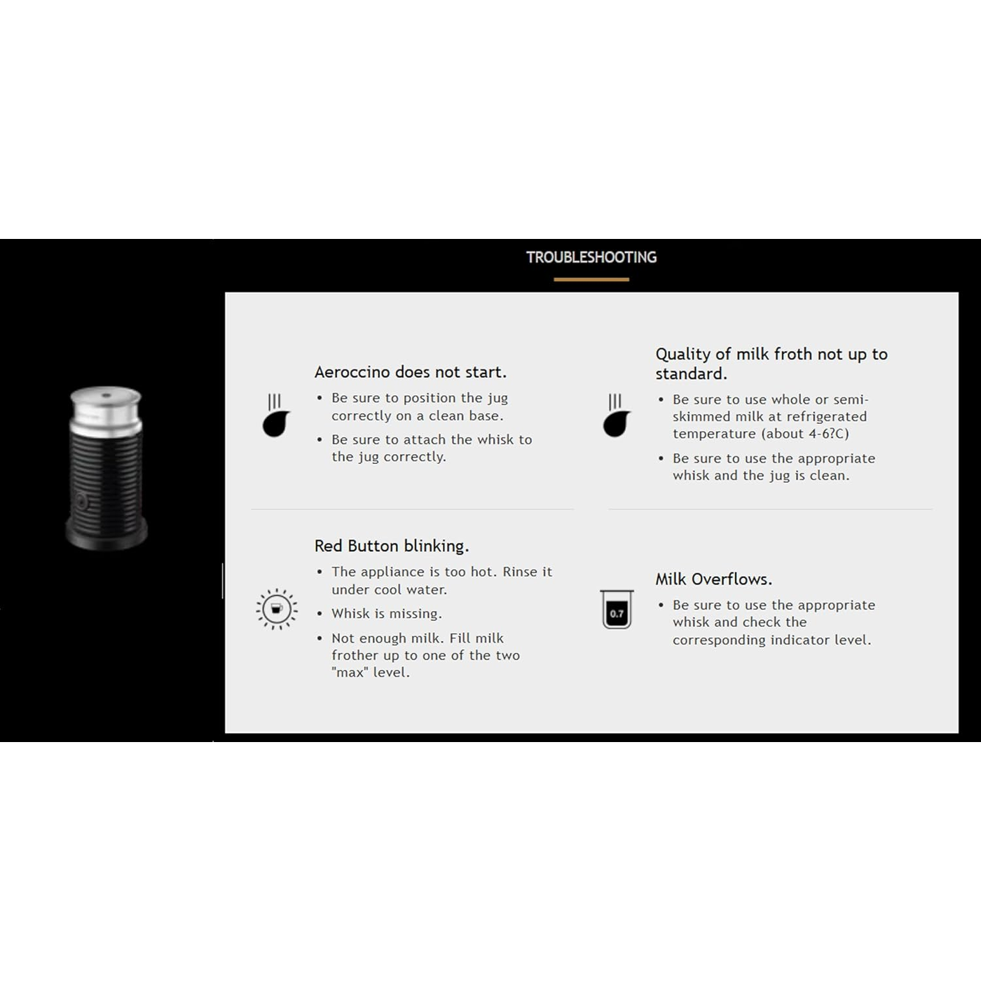 Aeroccino 3 - Milk Frother Black Aeroccino 3 - Milk Frother Black