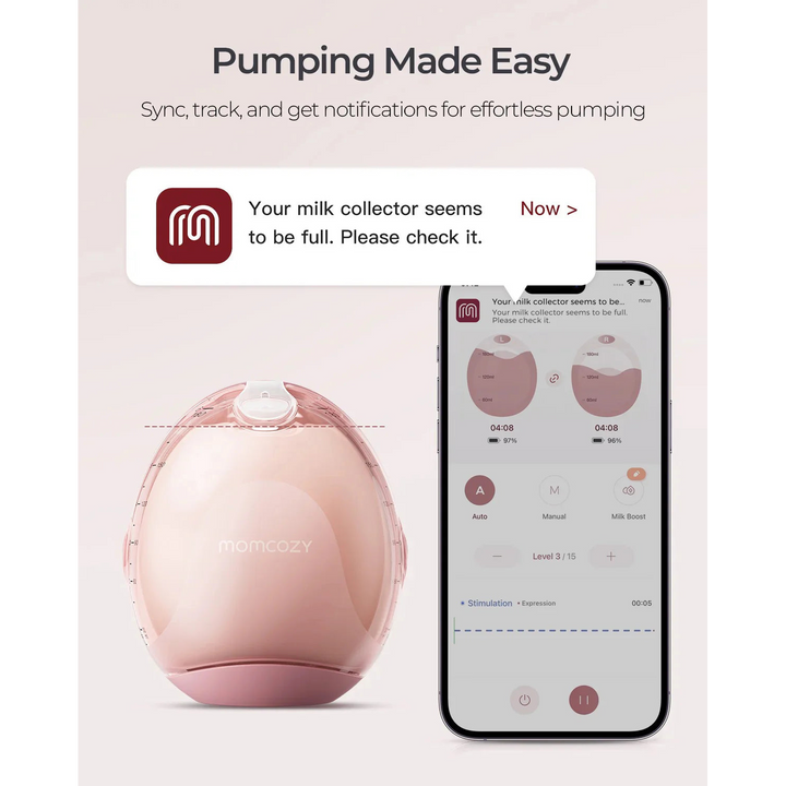 Momcozy Air 1 Ultra Slim Breast Pump - Double