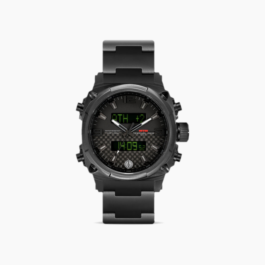 MTM Watches Air Stryk Ii Black Carbon Titanium 45mm