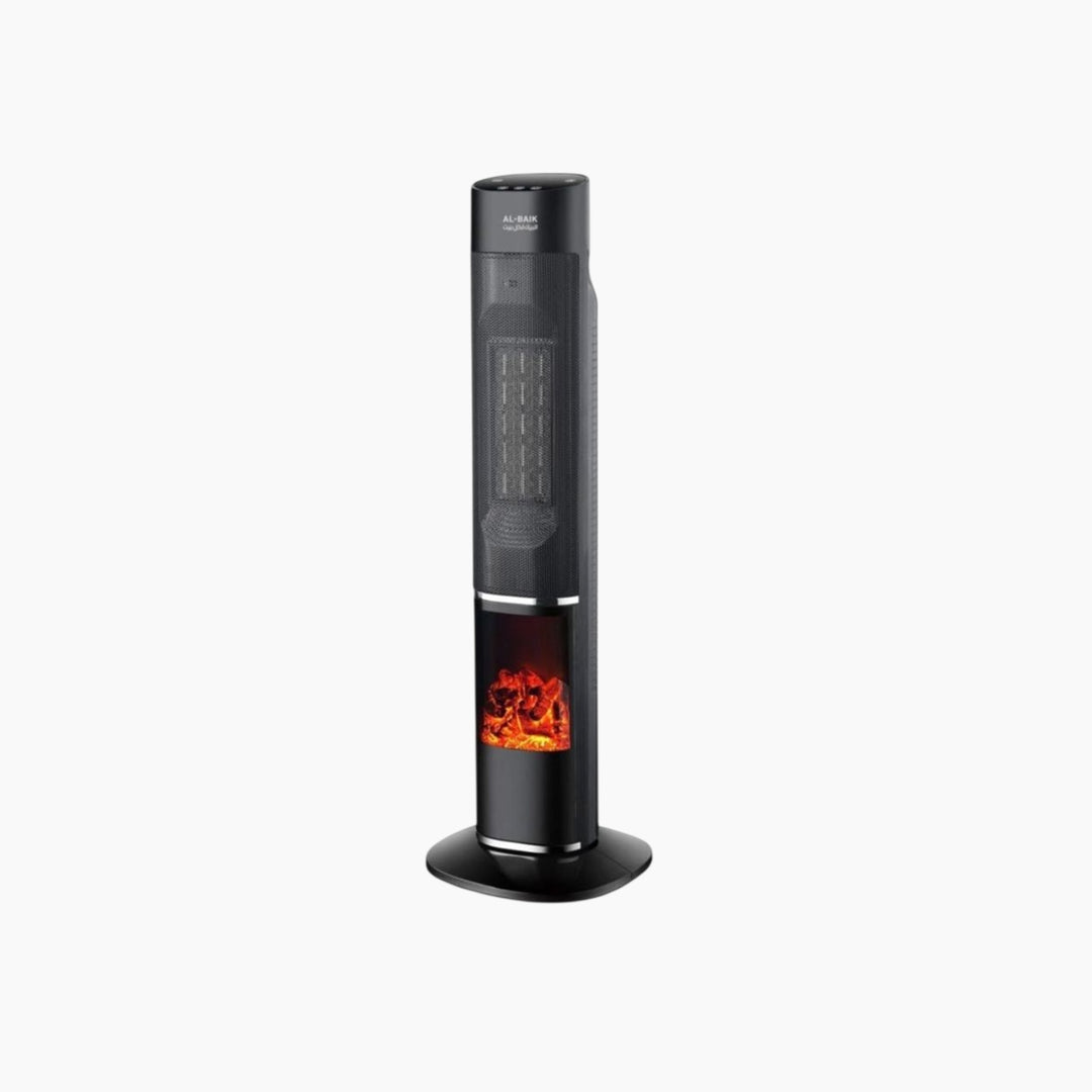 Al-Beik Fan Heater with Log Fire Look