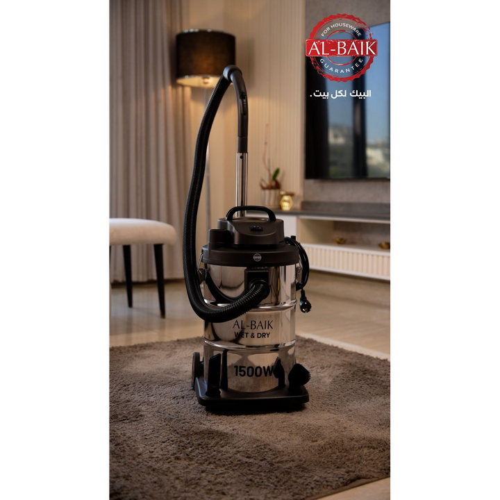 Al-Beik Wet/Dry Barrel Vacuum, 1500W