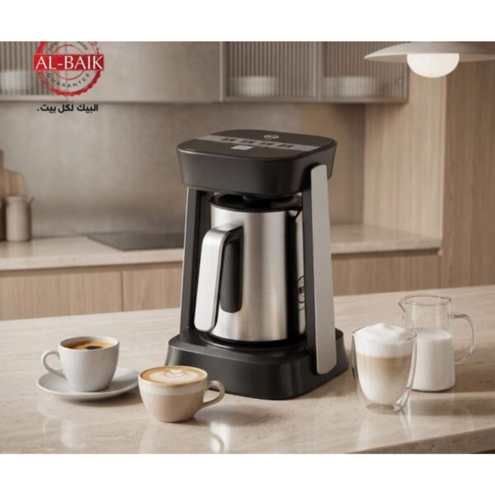 Albaik 2-in-1 Turkish Coffee Maker and Milk Frother