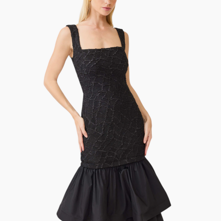 Elliatt Alexandra Tiered Gown in Black