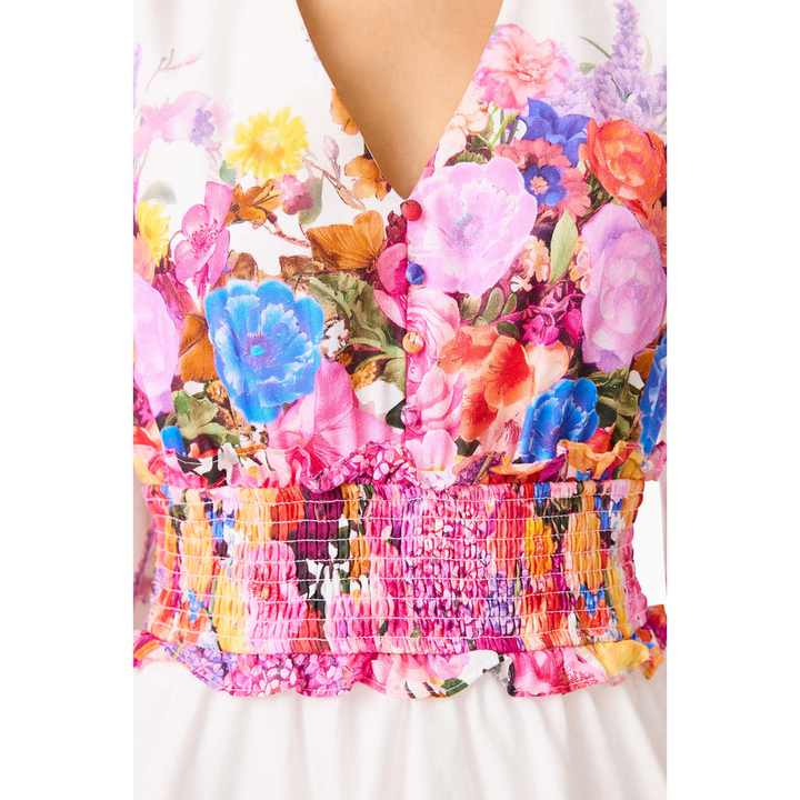 Elliatt  Alice Long Sleeve Mini Dress in Ombre Floral