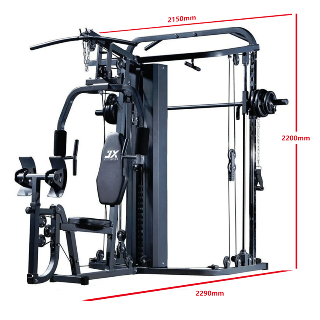 Miracle Fitness All-in-One Home Gym with Smith Machine