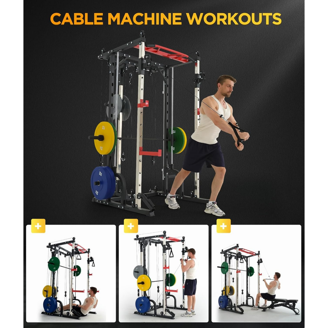 1441 Fitness All-in-One Smith &amp; Cable Machine