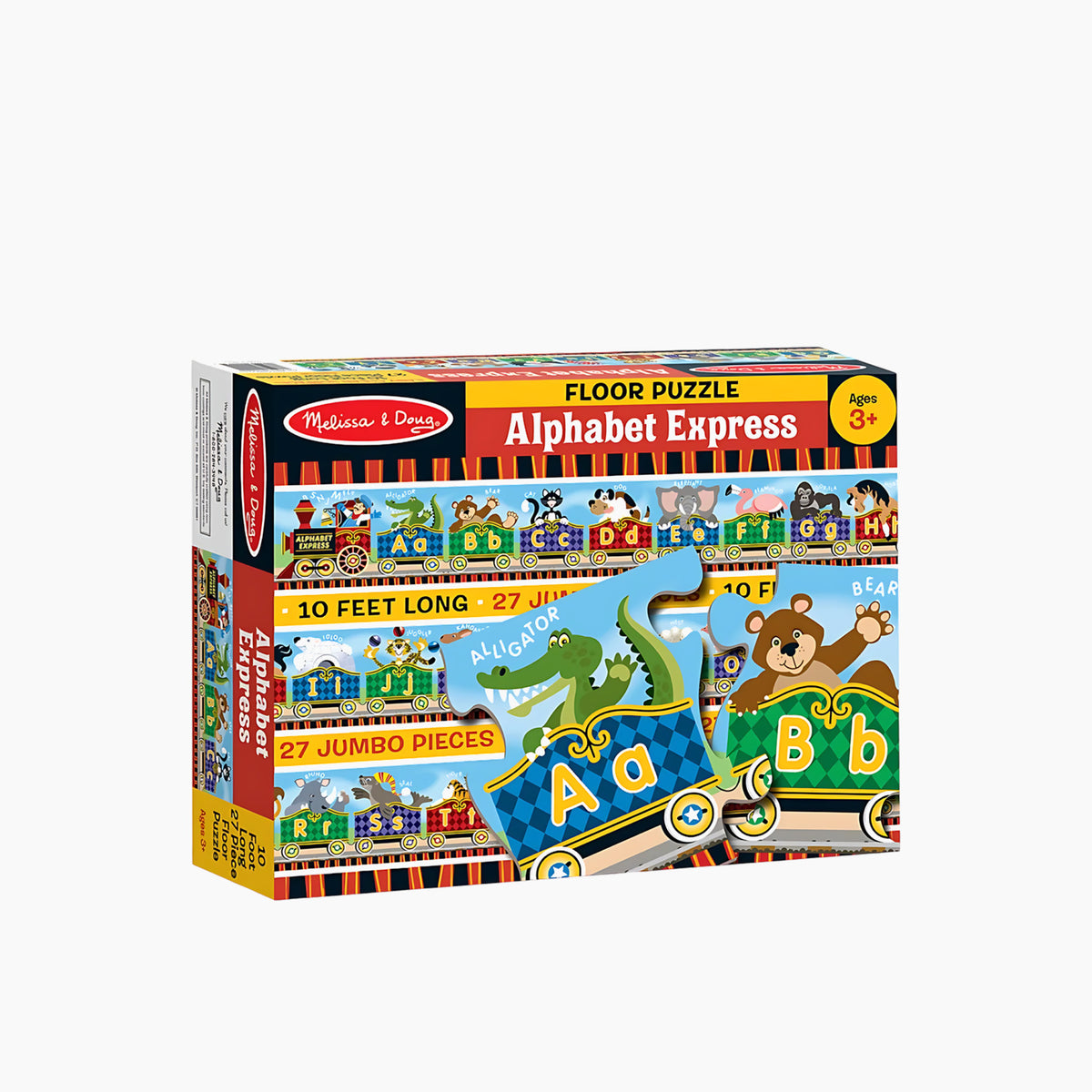 Melissa & Doug Alphabet Express Floor Puzzle, 27 pieces