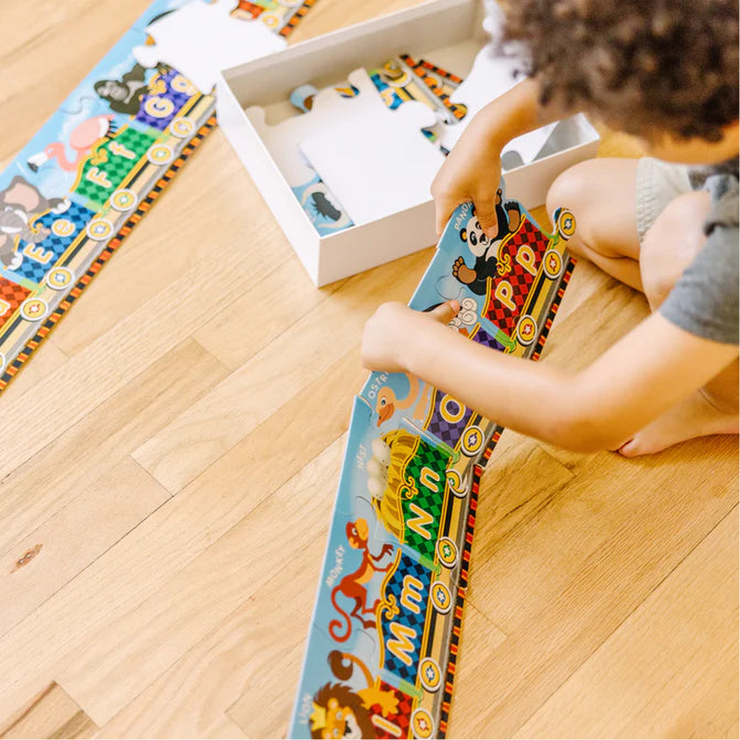 Melissa &amp; Doug Alphabet Express Floor Puzzle (27 PCS)