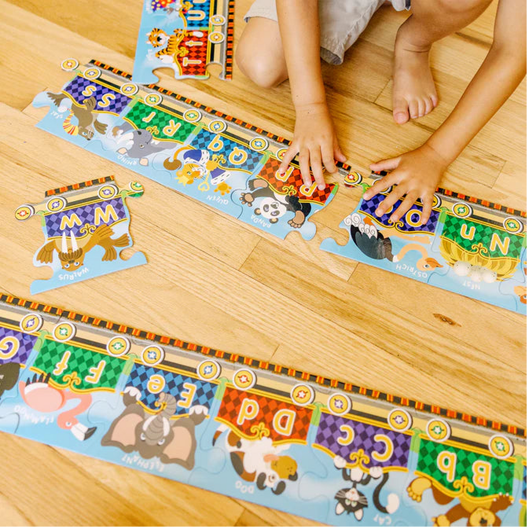 Melissa &amp; Doug Alphabet Express Floor Puzzle (27 PCS)