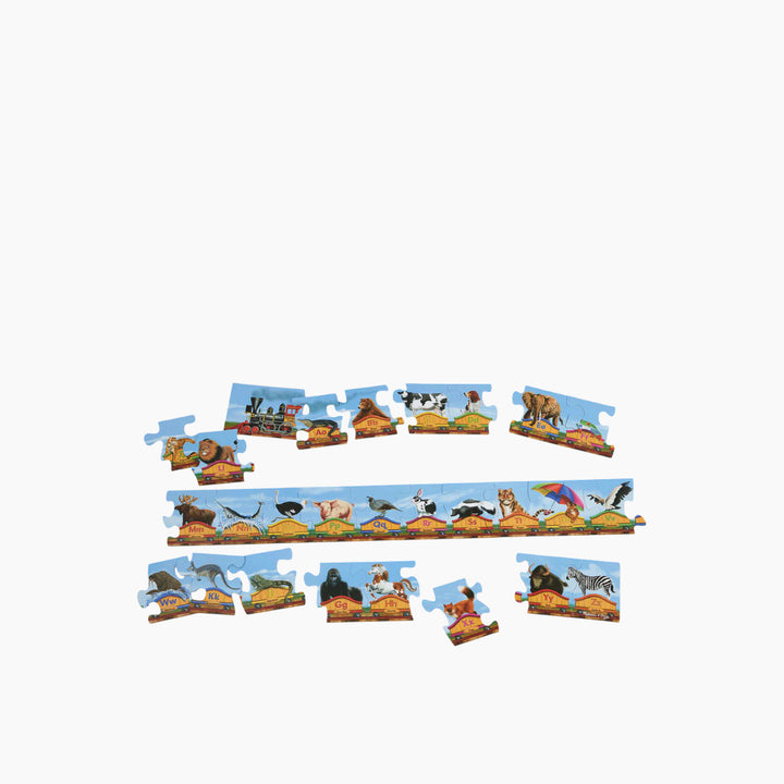 Melissa &amp; Doug Alphabet Train Floor Puzzle (28 Pcs)
