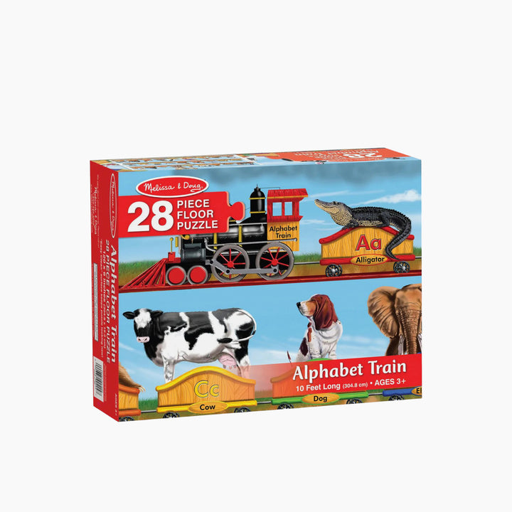 Melissa &amp; Doug Alphabet Train Floor Puzzle (28 Pcs)