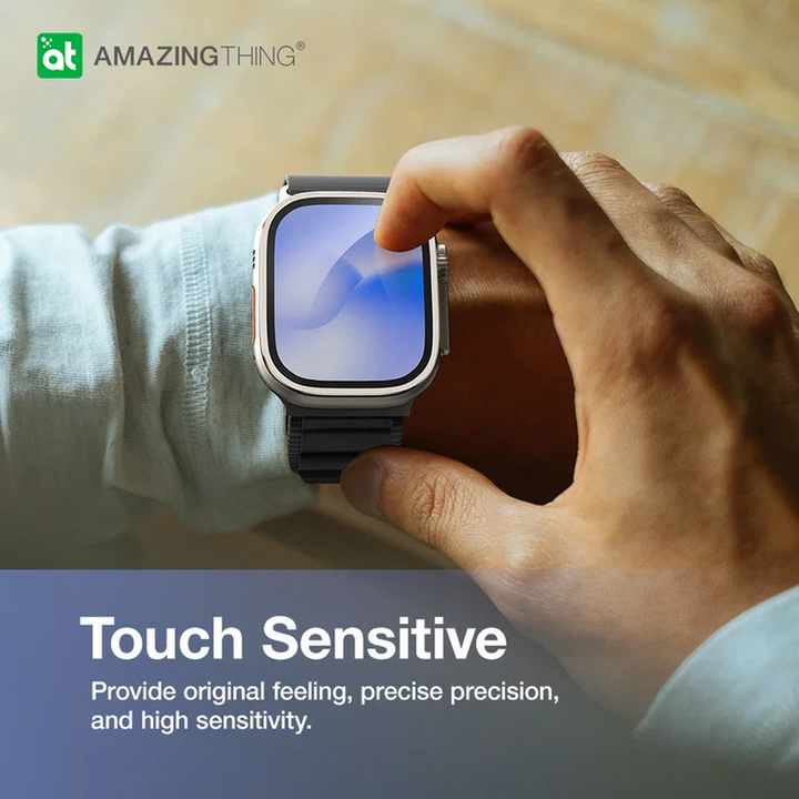 زجاج حماية من المعدن المقاوم للصدمات من Amazing Things – لساعة الترا 49 مم