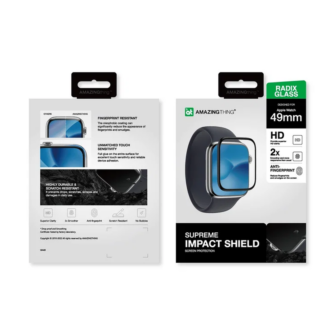Amazing Things Radix Impact Shield Full Glass – Watch Ultra 49mm