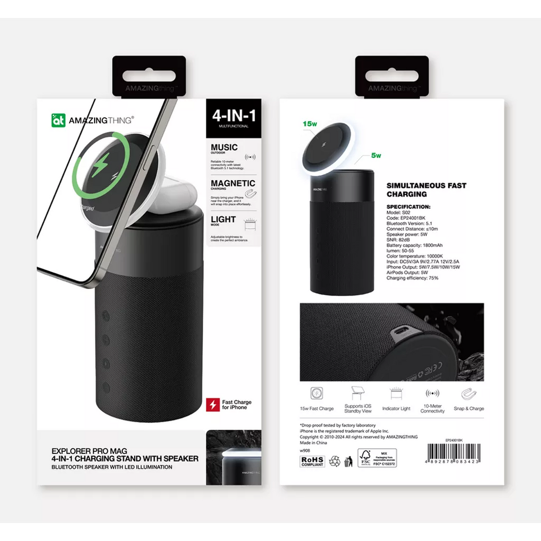 Amazing Things Explorer Pro Mag 4-in-1 Stand &amp; Speaker