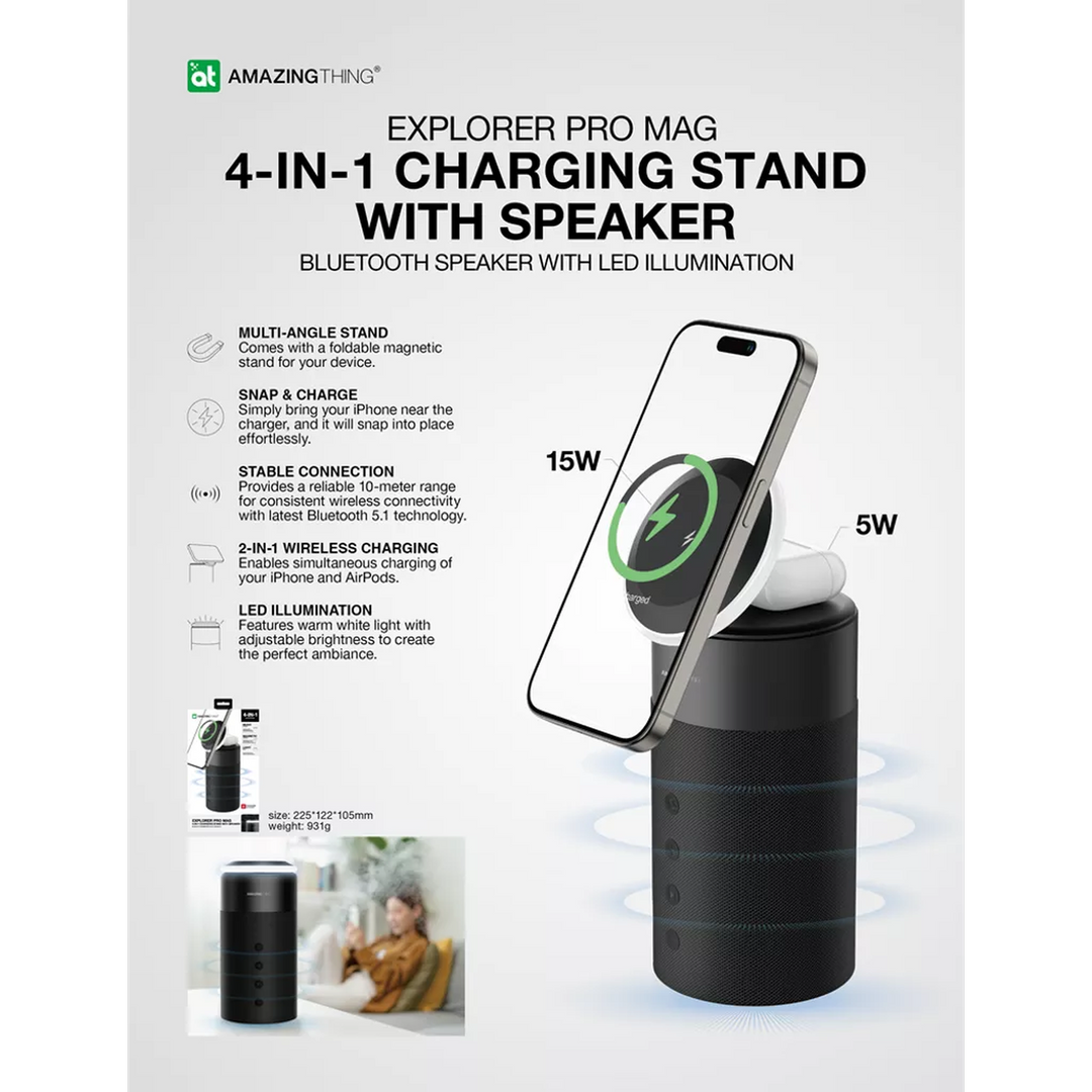 Amazing Things Explorer Pro Mag 4-in-1 Stand &amp; Speaker