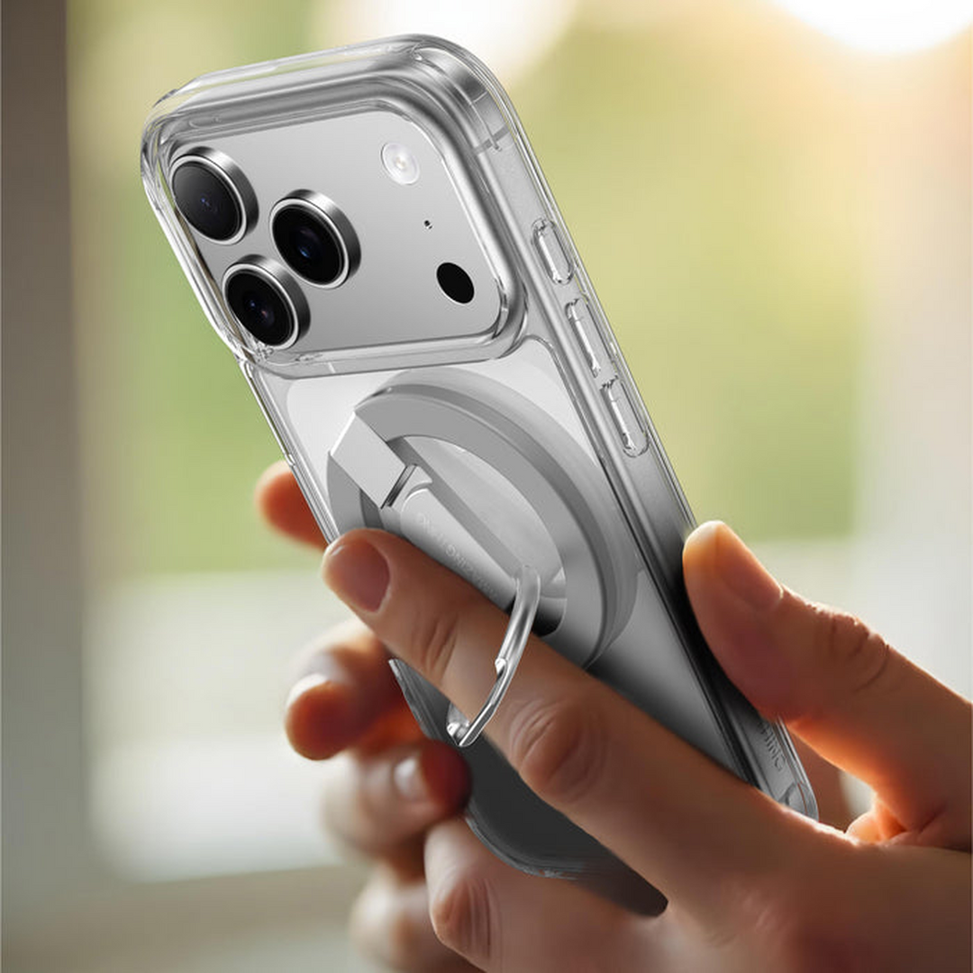 أشياء مدهشة شيء مدهش - جراب هاتف آيفون 17 متوافق مع MagSafe بتصميم Mag بسيط - شفاف