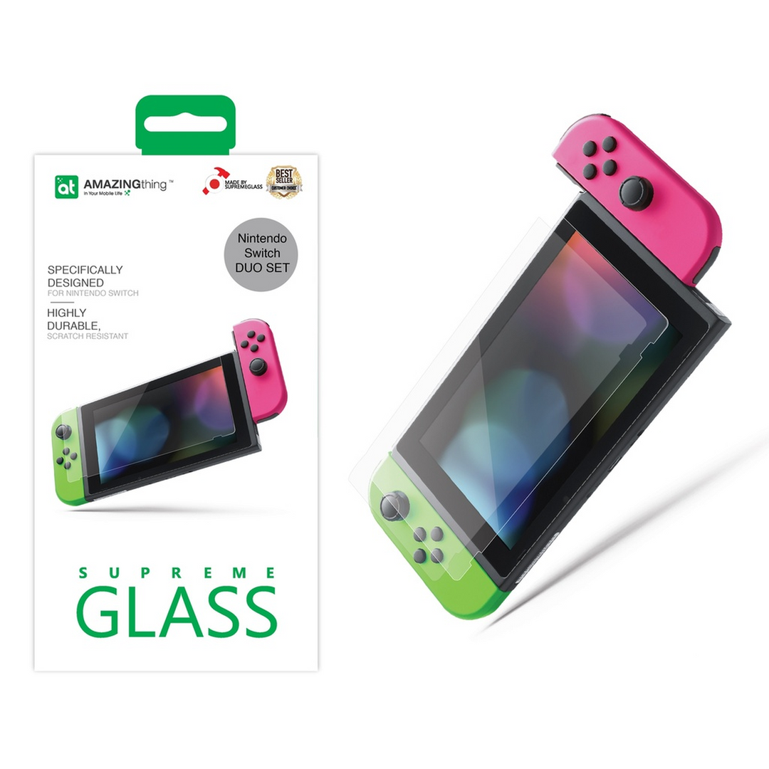 واقي شاشة Amazing Things Supreme Glass (عبوتان) – سويتش
