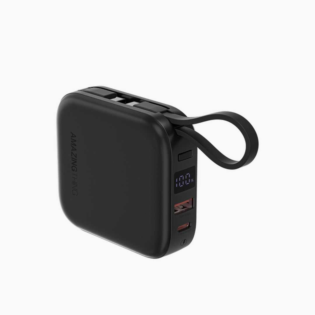 Amazing Things Thunder Go 10000mAh Power Bank (Built-In Cables)