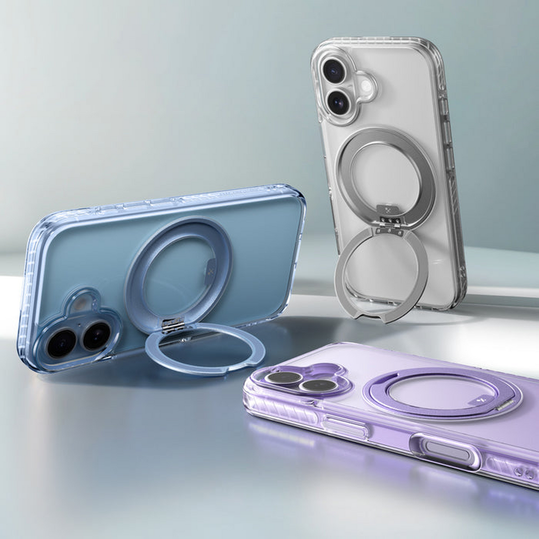 Amazing Things Titan Pro MagSpin Case – iPhone 17 Pro Max (Gray)