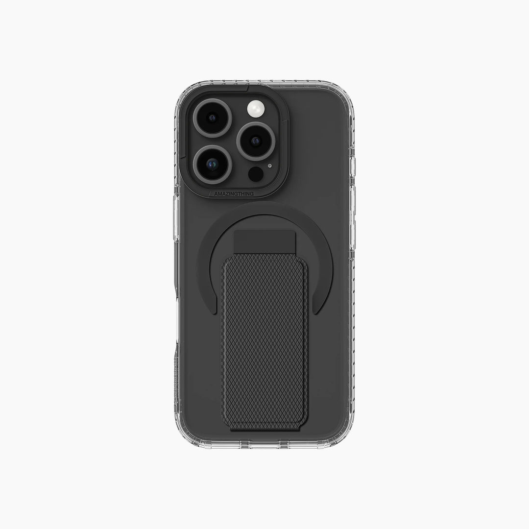 أشياء مدهشة - Titan Pro + جراب Magsafe حامل لهاتف iPhone 16 Pro Max مقاس 6.9 بوصة - أسود