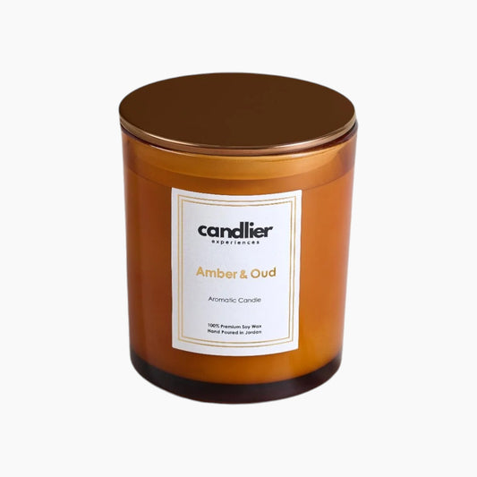 Candlier Amber and Oud Candle