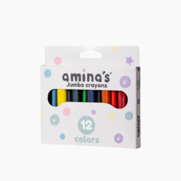 Amina's Jumbo Crayons 12 Colors