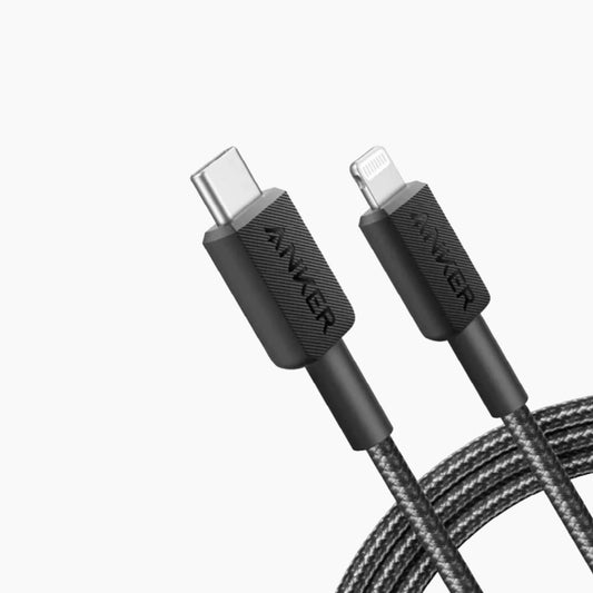 كابل Anker 322 USB-C إلى Lightning (طوله 6 أقدام)
