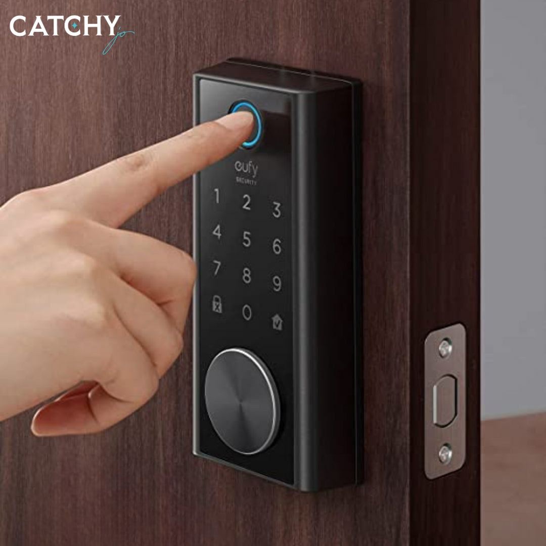 Anker Eufy WiFi fingerprint smart lock with remote monitoring