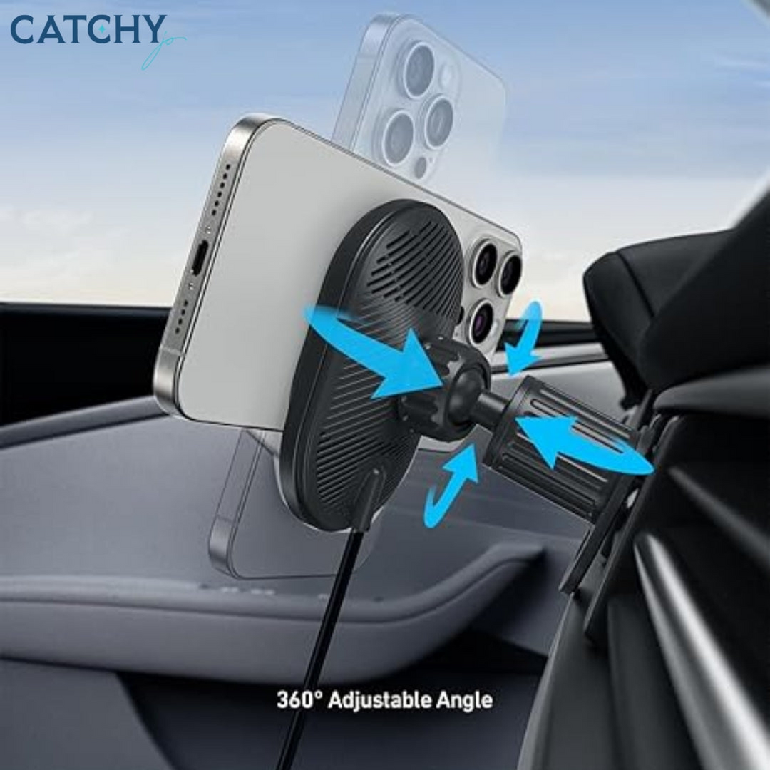 Anker MagGo 15W wireless car charger with magnetic base