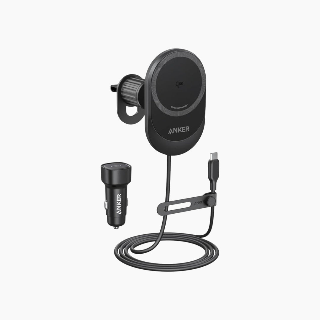 Anker 15W wireless car charger with magnetic base