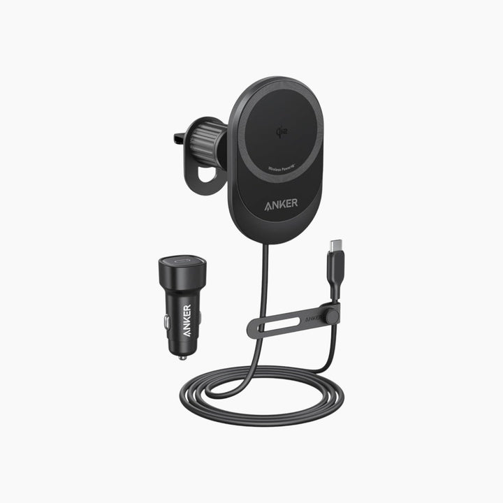 Anker 15W wireless car charger with magnetic base