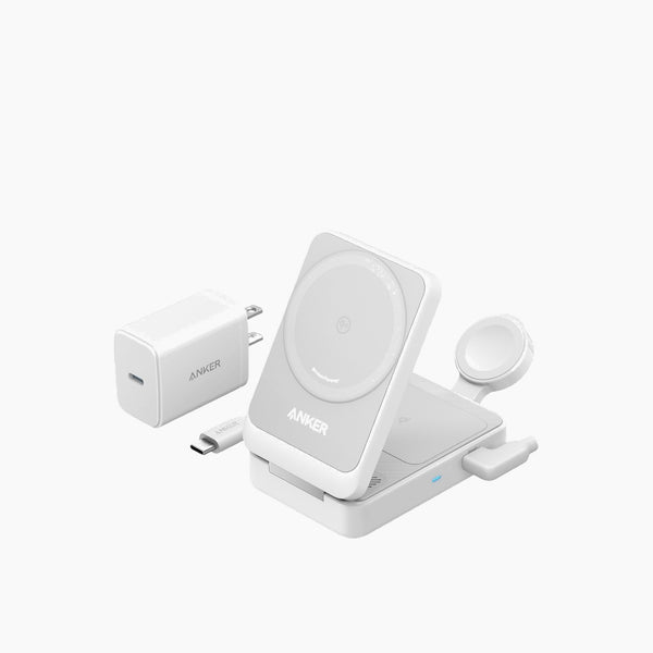 Anker Maggo Wireless Charging Station (Foldable 3-In-1)