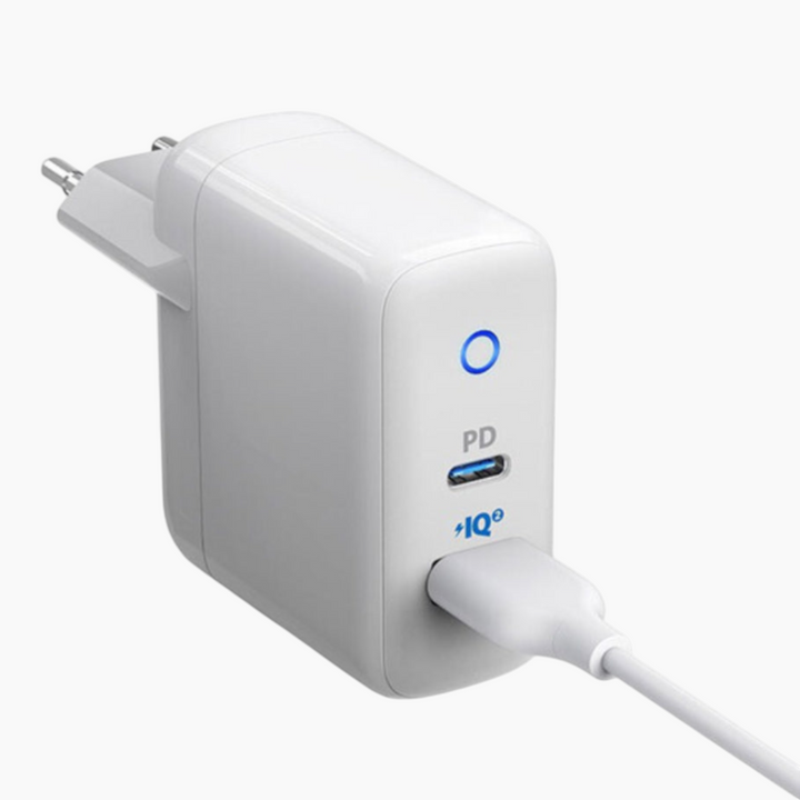 Anker 35W PD+ 2 wall charger adapter with USB-C and USB-A ports