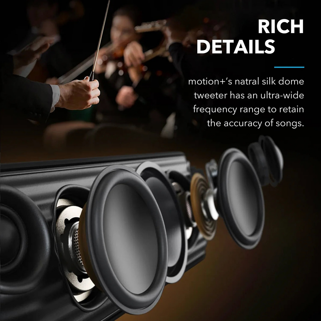SoundCore Motion+ speaker with Hi-Res Audio and 30W sound