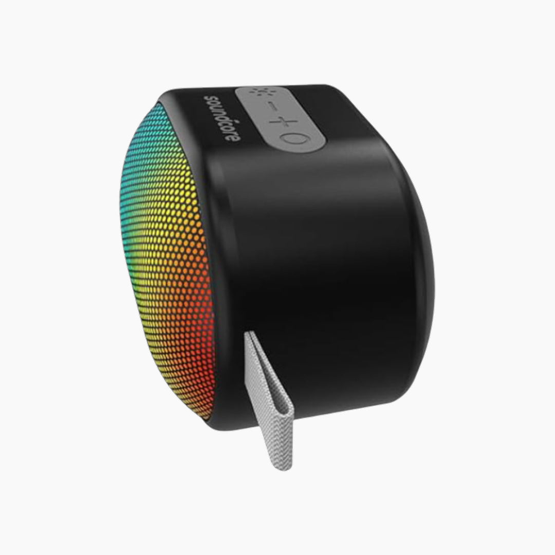 Anker Soundcore Pyro Mini portable Bluetooth speaker with 12 lighting effects