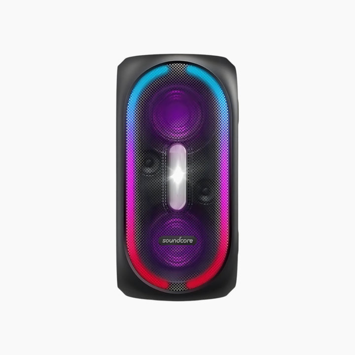Anker Soundcore Rave+ speaker with flashing light