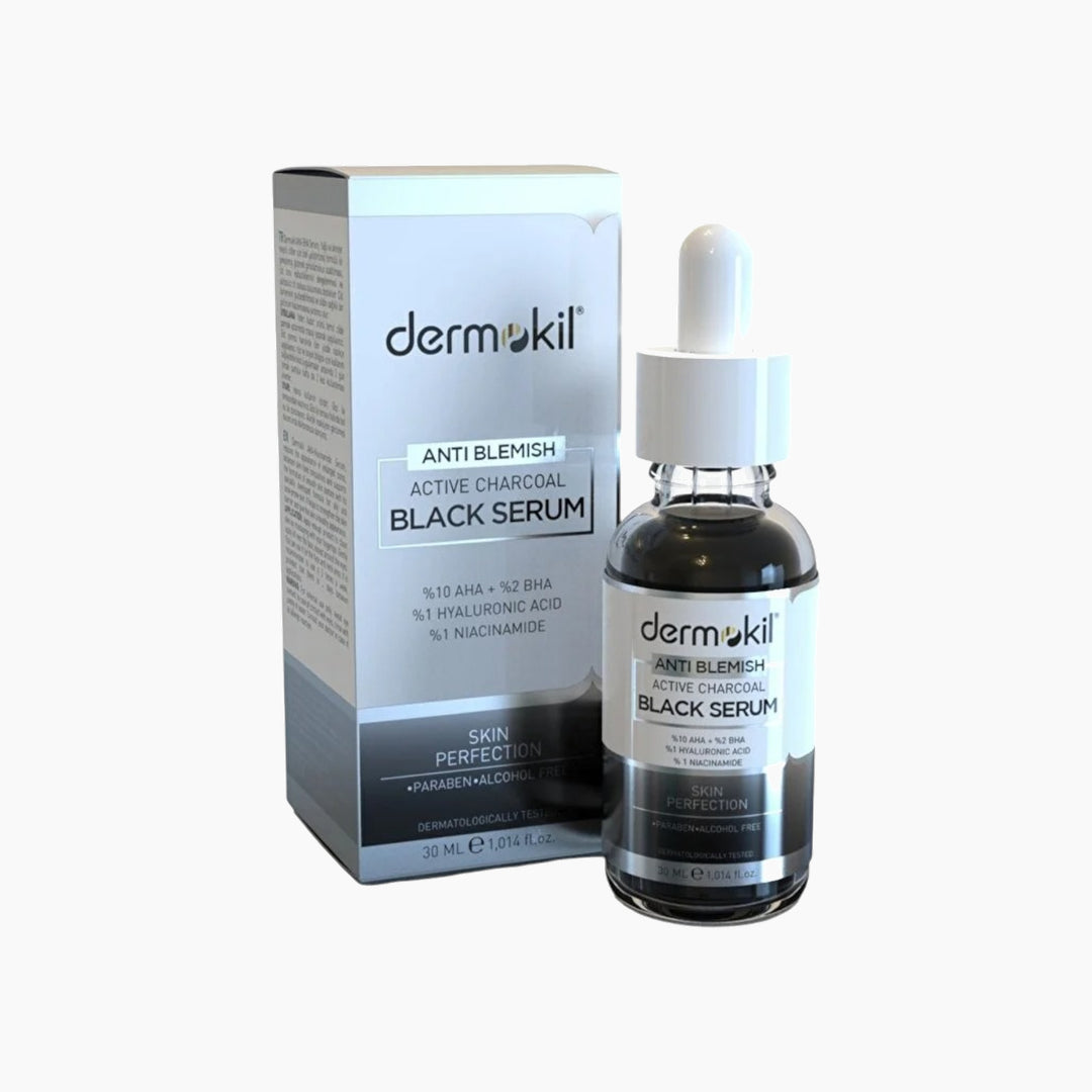 Dermokil Anti Blemish Active Charcoal Black Serum 30 ml