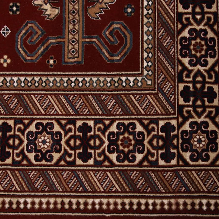 Antique Floral Red Rug