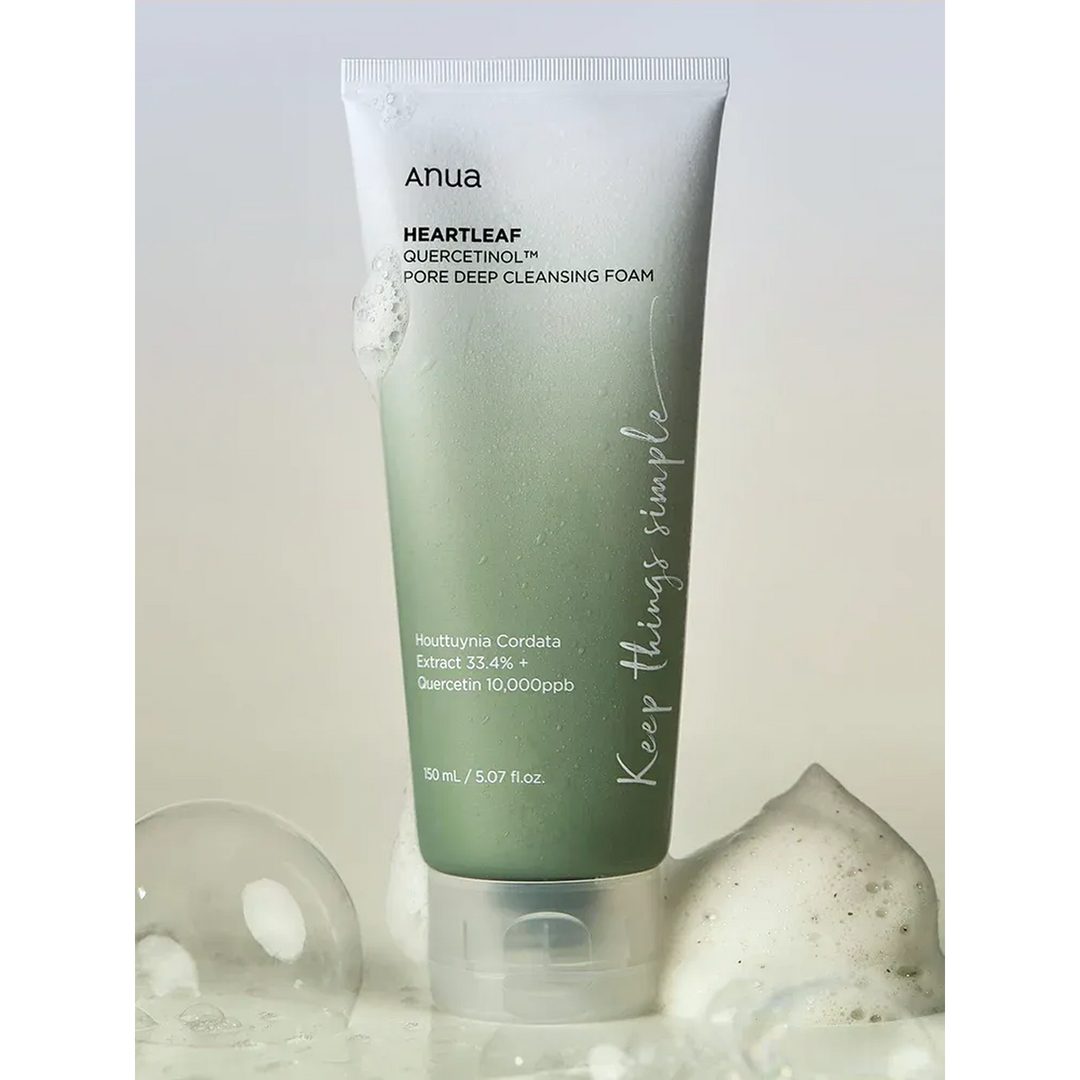 Anua Heartleaf Quercetinol Pore Deep Cleansing Foam Cleanser