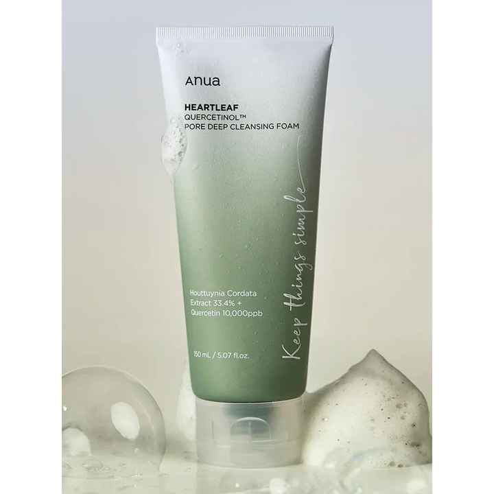 Anua Heartleaf Quercetinol Pore Deep Cleansing Foam Cleanser