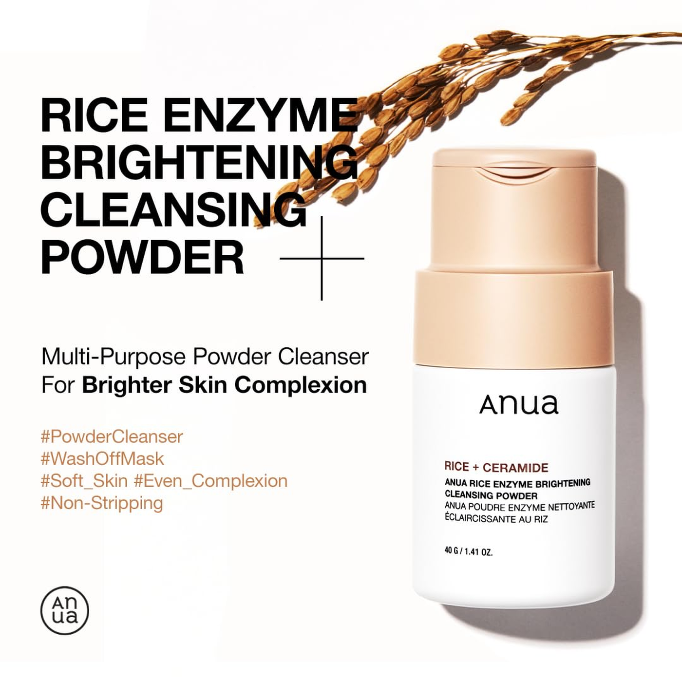 Anua Rice Enzyme Brightening Cleansing Powder Anua Rice Enzyme Brightening Cleansing Powder