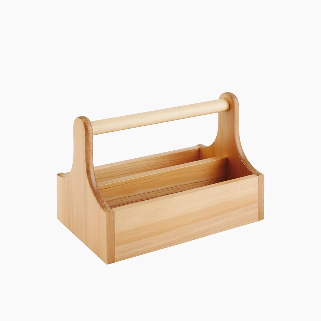 Aps Wooden Table Condiment Holder - HUNA