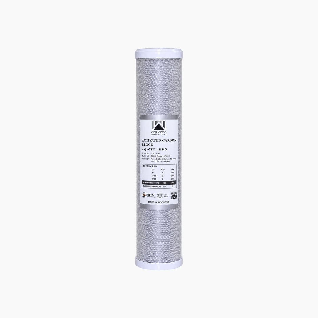 Aquatec Carbon Block Filter Cartridge - 20" Big Blue